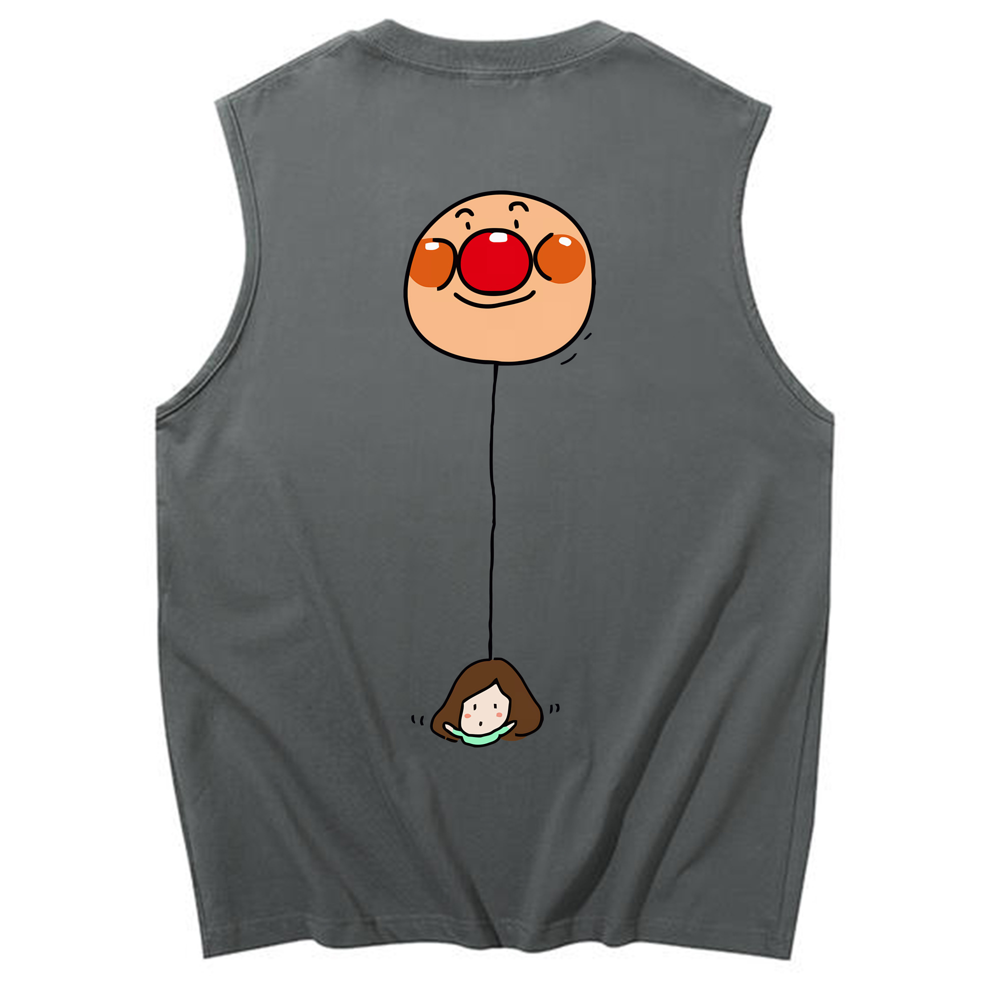 （画像用） アンパンマン Anpanman コットン100％タンクトップ（背面プリント）